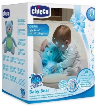 Chicco - Projektor dallammal BABY BEAR 3xAAA kék