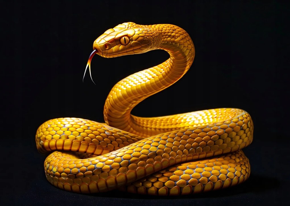 Poszter 84x59,5cm Aranykígyó