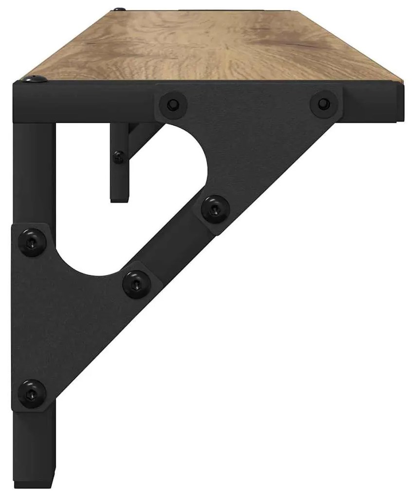 vidaXL Falpolcok 2 pcs Artisan tölgy 60 x 15 x 15,5 cm Faanyag