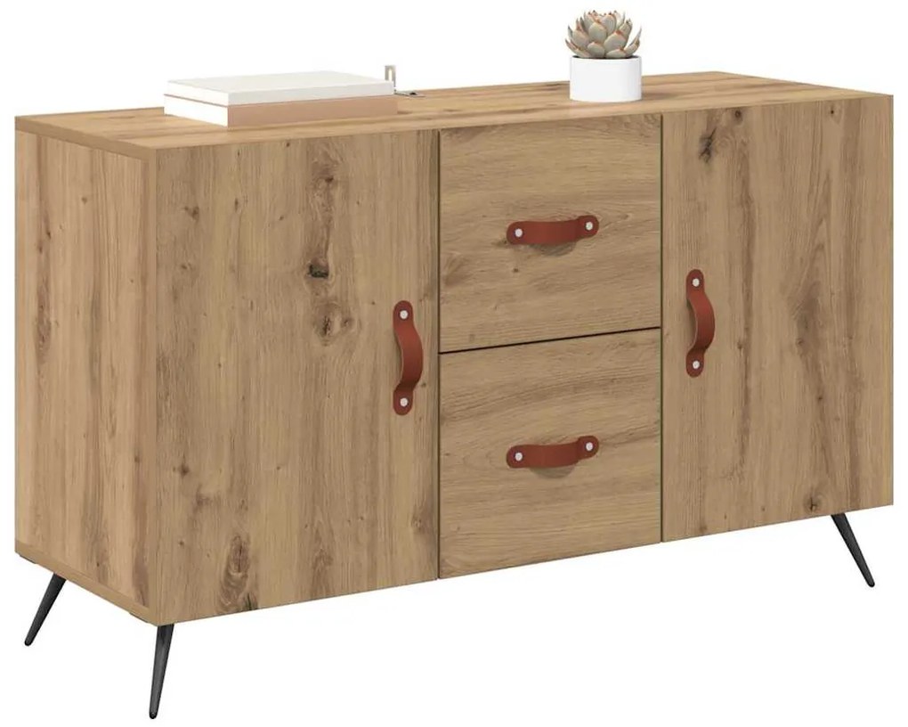 Széf fiókkal Artisan tölgy 100 x 36 x 60 cm Faanyag