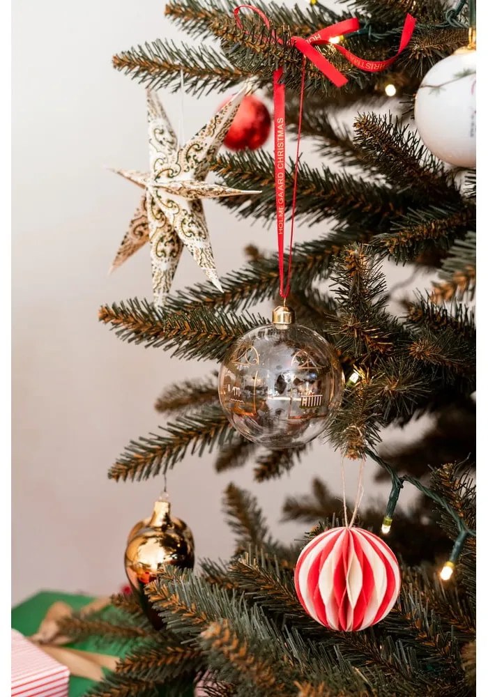 Üveg kézzel fújt karácsonyfadísz ø 8 cm Annual Christmas Bauble – Holmegaard