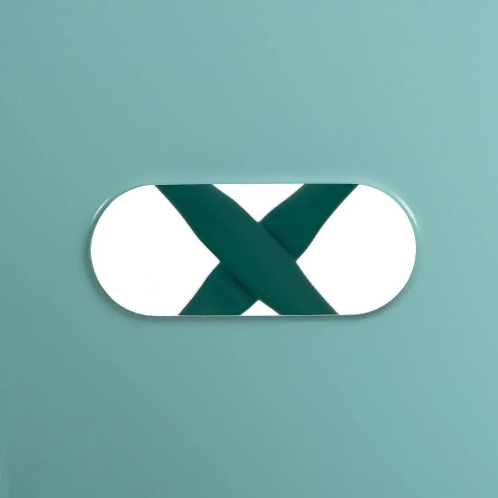 Türkiz fém bárszék szett 2 db-os (ülésmagasság 76,5 cm) – Ixia