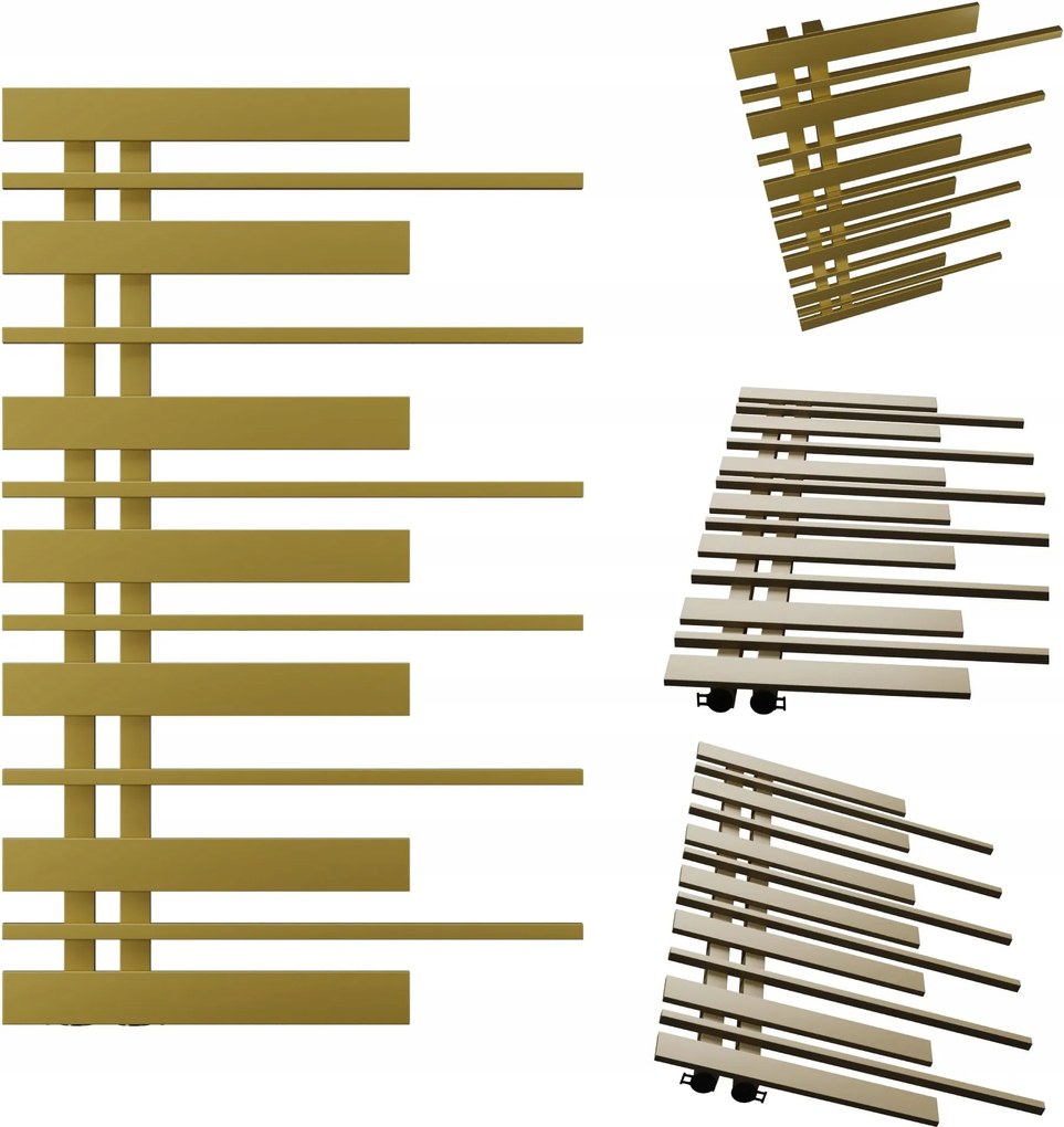 Fürdőszobai radiátor Pianino 870x570 Antik Világos Bal