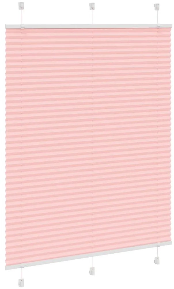 pliszírozott redőny rózsaszín 105x100cm szövetszélesség 104,4cm