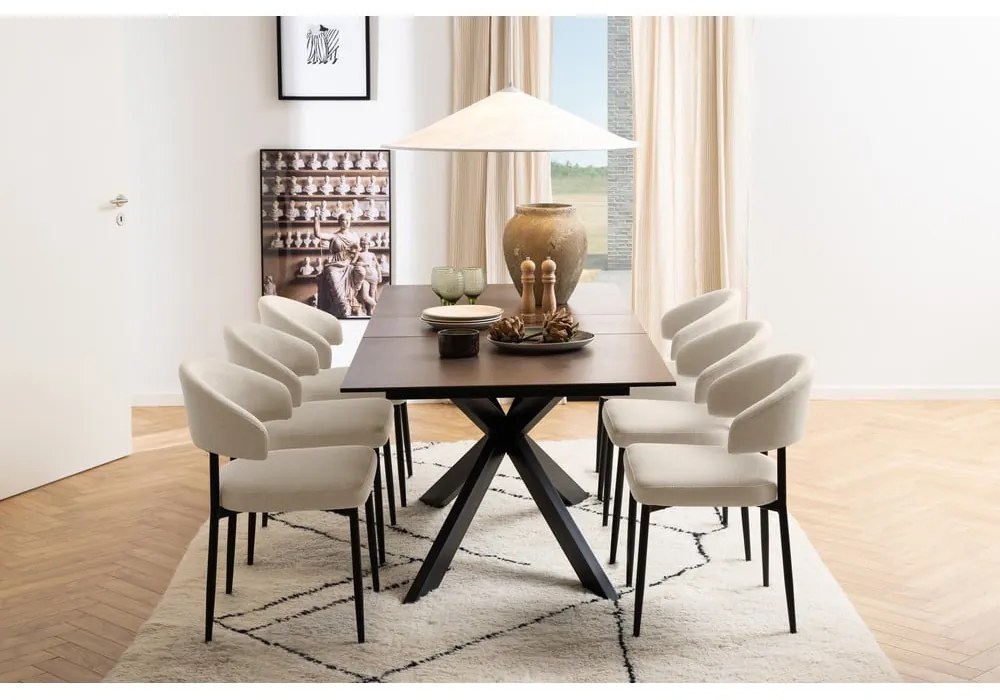 Kerámia bővíthető étkezőasztal 90x210 cm Irwine – Actona