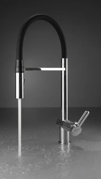 Magnetic rugalmas mosogató csaptelep, króm