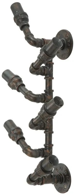 Fali kulacstartó manhattan 6 férőhelyes 27x15x55cm