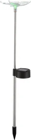 Globo 33949-4 Solar leszúrható színváltós műanyag pillangó, IP44, akkumullátorral: 40mAh 1,2 V, HxSZxM:60x70x420mm, tartozék: 1xLED 0,06W 3V, 4db/szett