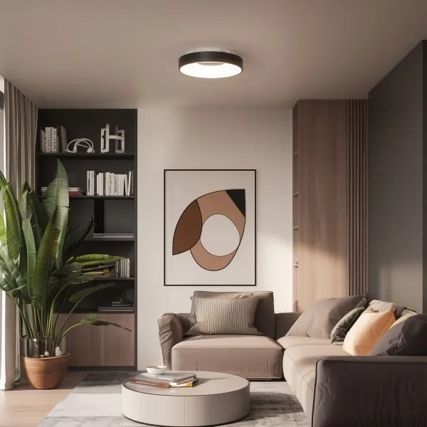 Brilagi - LED dimmelhető mennyezeti lámpa FALCON II LED/67W/230V átm. 40 cm fekete + távirányító