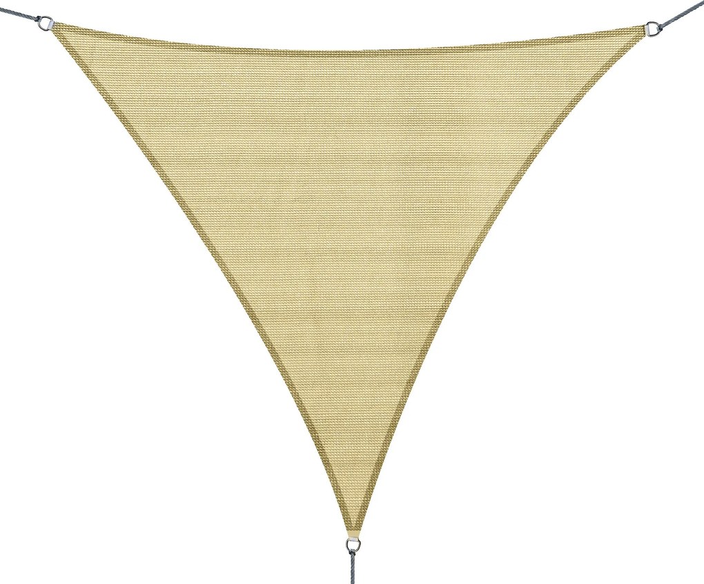 Outsunny - Háromszögű napernyő (több méret és szín), 3x3x3 m, homok szín | Aosom