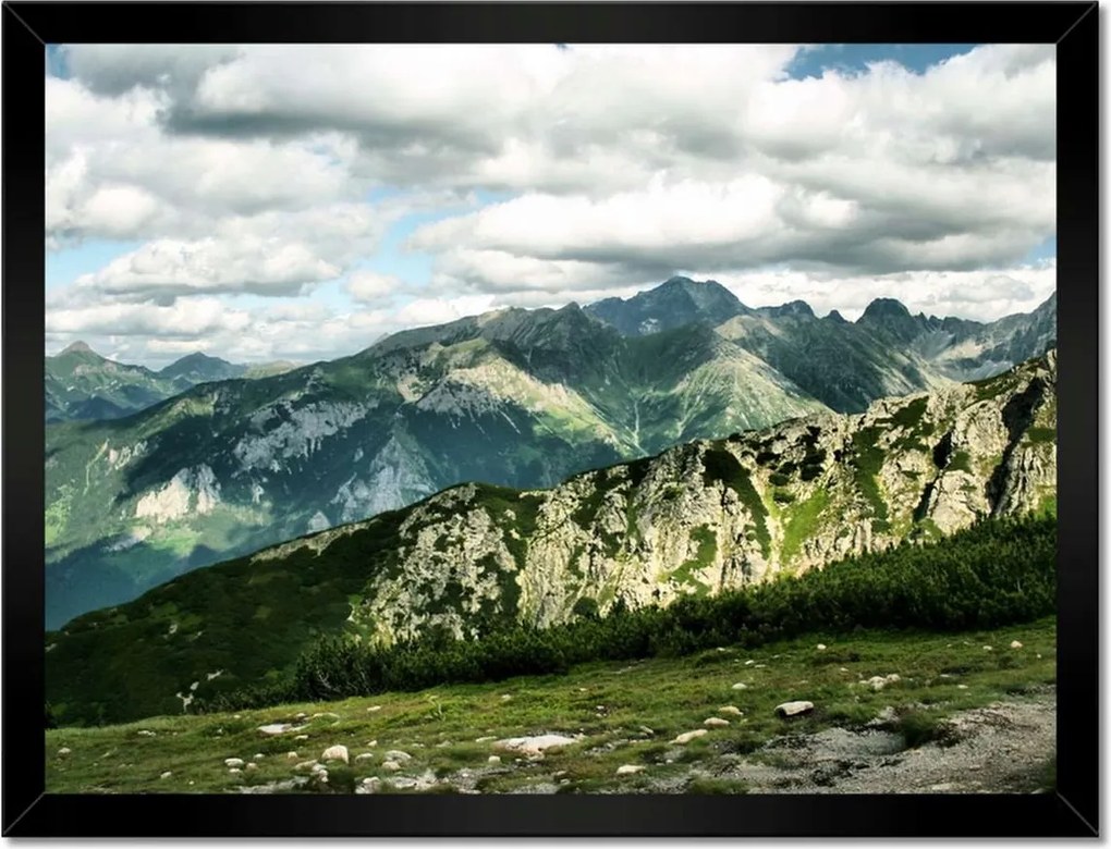Poszterek keretben 40x30 Kilátás a Tátrából