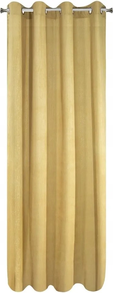 Clarisa kész függöny 140x270 kordbársony, mustársárga