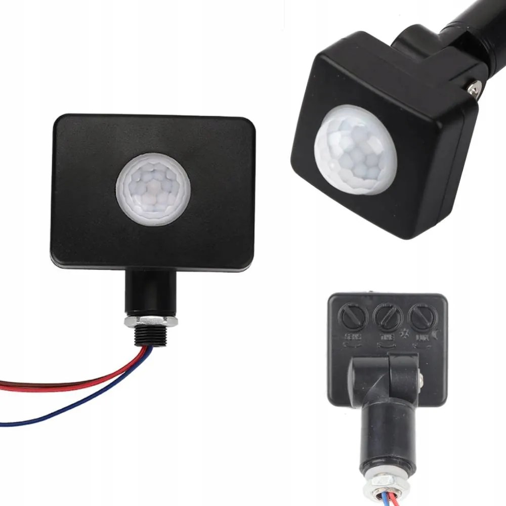 Szürkületi Mozgásérzékelő Pir Halogén Lámpákhoz Ac 90-250V