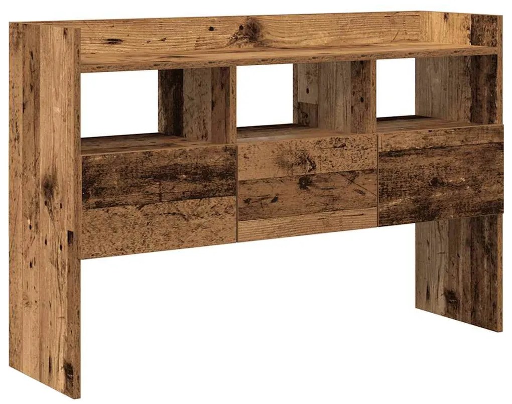 komód Régi fa 105x30x70 cm Gépelt fa