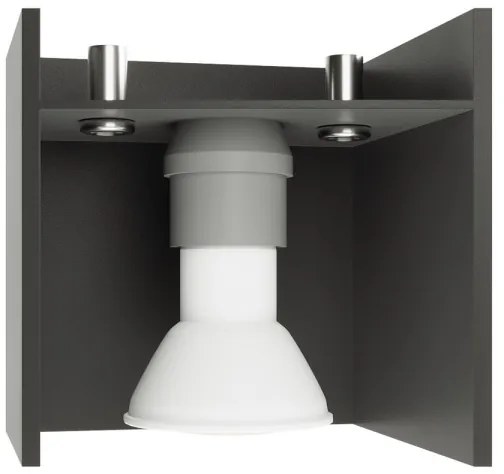 Csillár zsinóron QUAD 1 1xGU10/40W/230V fekete