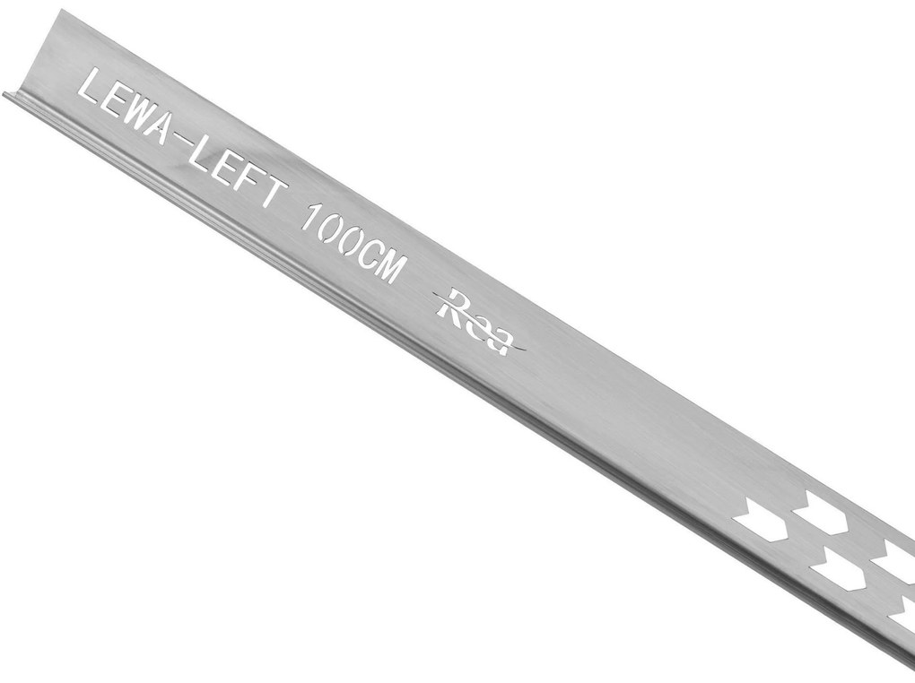 Lejtéskialakító szegély épített zuhanyhoz 100cm Brush nickel