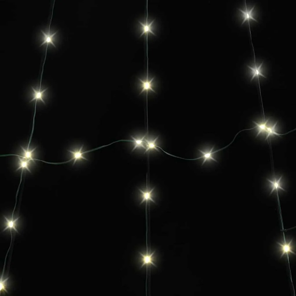 LED Karácsonyfák talajráccsal Meleg fehér 300 cm Fém