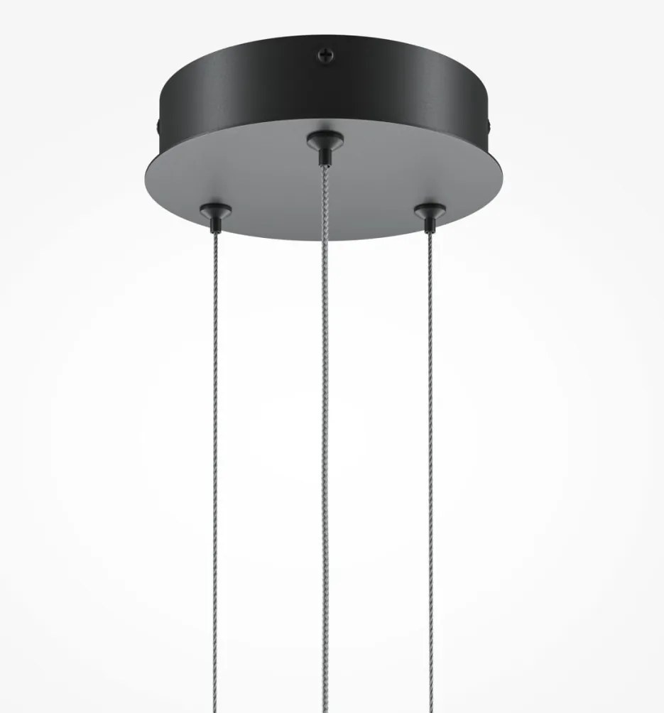MAYTONI MOD247PL-L49BK HALO Modern Led Függesztett Lámpa Fehér, Fekete LED IP20