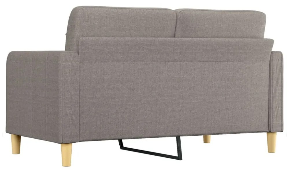 kétszemélyes tópszínű szövet kanapé 140 cm