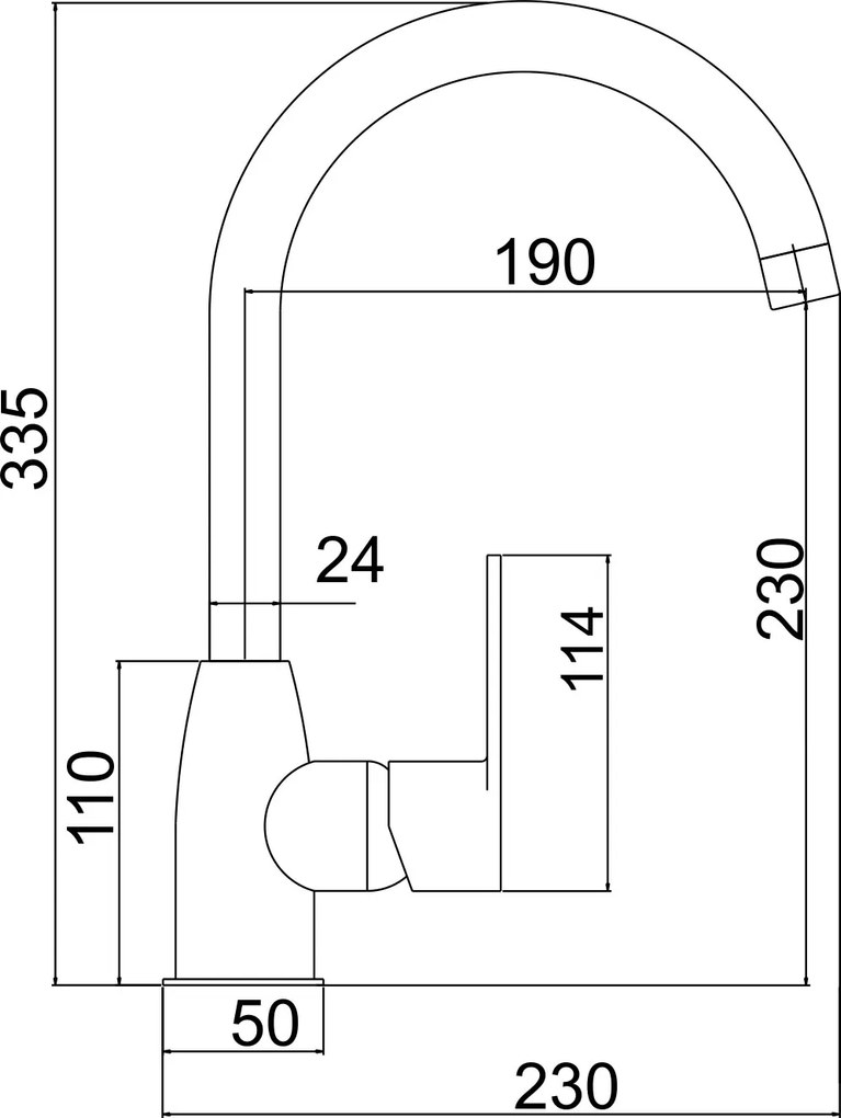 Novaservis Titania Fresh Sink mixer 1, Sand, 96713-GRS