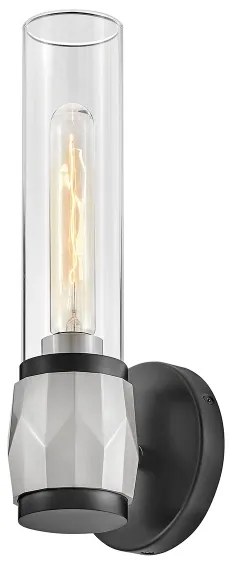 Hinkley HK-ELLISON1-BK-BN - Fürdőszobai lámpatest ELLISON 1xE27/40W/230V IP44 fekete