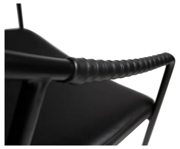 Boto fekete bőrutánzat étkezőszék - DAN-FORM Denmark