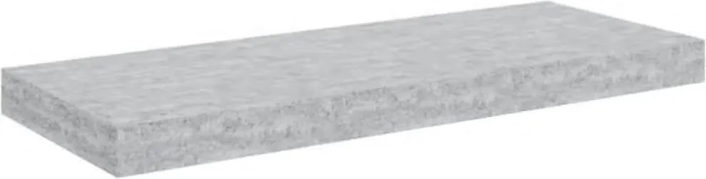 vidaXL betonszürke MDF lebegő fali polc 60 x 23,5 x 3,8 cm