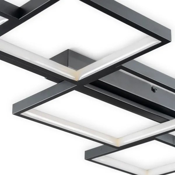 BRILAGI - SHIFT LED mennyezeti lámpatest LED/42W/230V 4000K 47,5x122 cm fekete