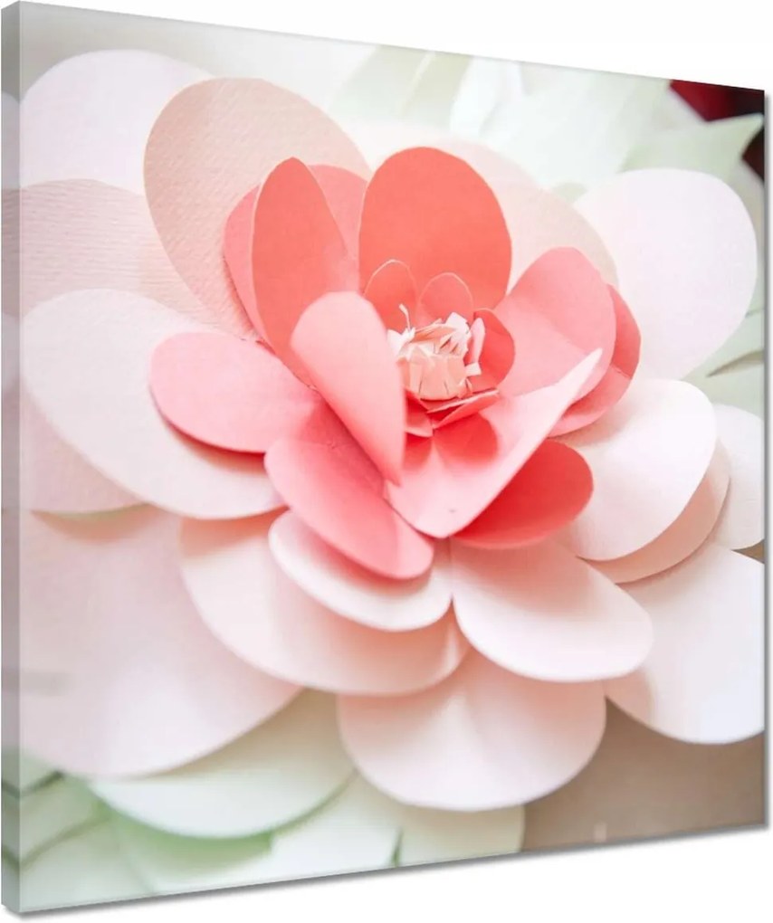 Vászonkép 40x40 Origami Virágok papírból