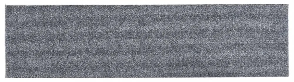 15 db világosszürke öntapadó lépcsőszőnyeg 76 x 20 cm