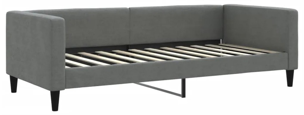 sötétszürke kihúzható szövetheverő fiókokkal 100 x 200 cm