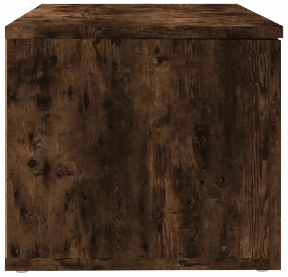 füstös tölgy színű szerelt fa TV-szekrény 80 x 34 x 30 cm