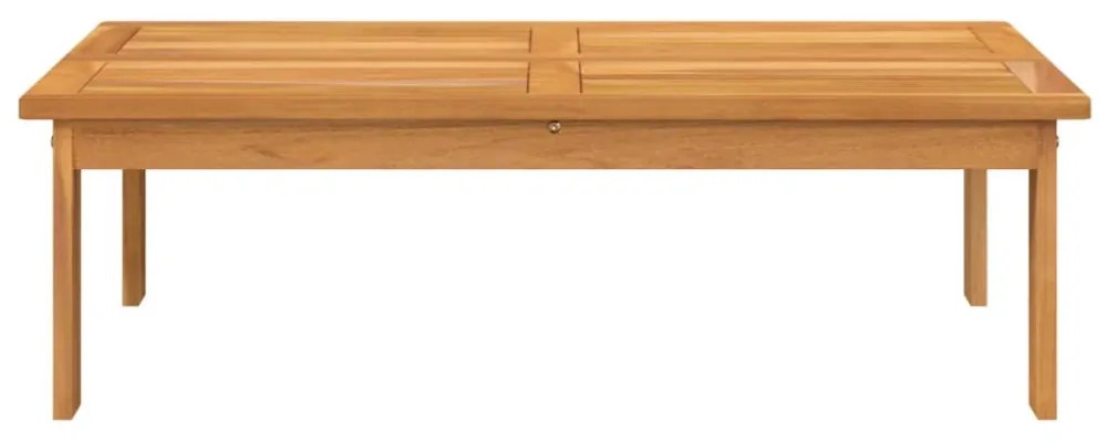 vidaXL tömör akácfa kerti asztal 100 x 60 x 30 cm