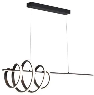 Searchlight 22510BK - LED dimmelhető kábelen függesztett csillár SWORD LED/40W/230V 3000K