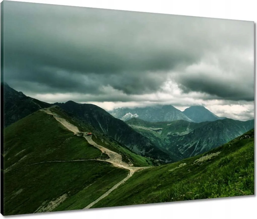 Vászonkép 80x60 Tátra Lengyel hegyek Kilátás