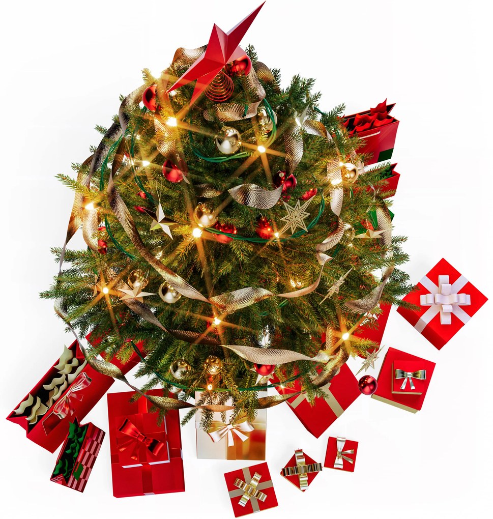 Deuba Mesterséges karácsonyfa 150 cm + fa állvány