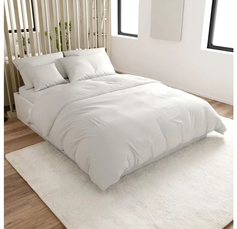 Pamut ágynemű krepp kidolgozással LUXERA fehér hotel zseb II. osztály Ágyneműhuzat mérete: 70 x 90 cm | 140 x 200 cm