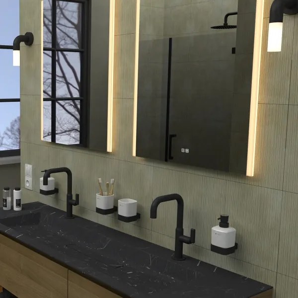 NIMCO ZP 11002VX - LED Fürdőszobai tükör háttérvilágítással 3000-6500K 80x60 cm IP44