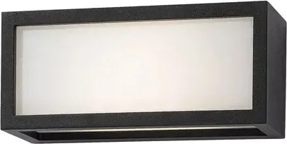 Lublin kültéri fali lámpa 10w 480lm ip54 fekete