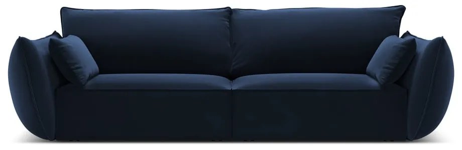 Sötétkék bársony kanapé 208 cm Vanda – Mazzini Sofas