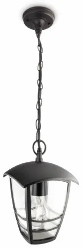 Philips 15386/30/16 - Függeszték MYGARDEN CREEK 1xE27/60W/230V fekete