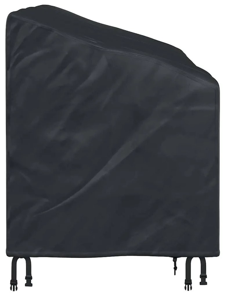 Kerti Pad Borító Fekete 175 x 85 x 65 / 94 cm 420D szövet