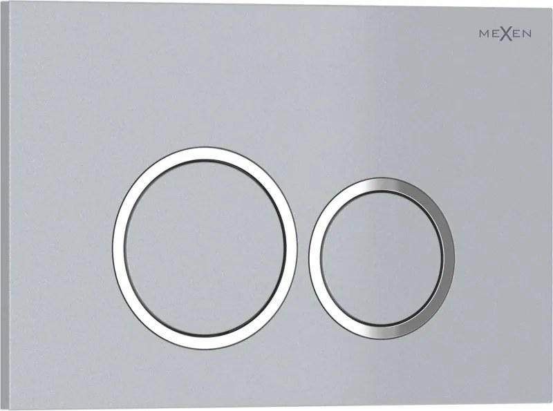 Mexen Tex 01 nyomólap, matt króm - 6101-04