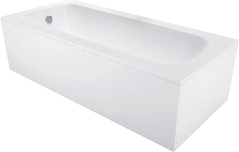 Mexen Vega téglalap alakú kád 120 x 70 cm burkolattal, fehér - 55011207000X