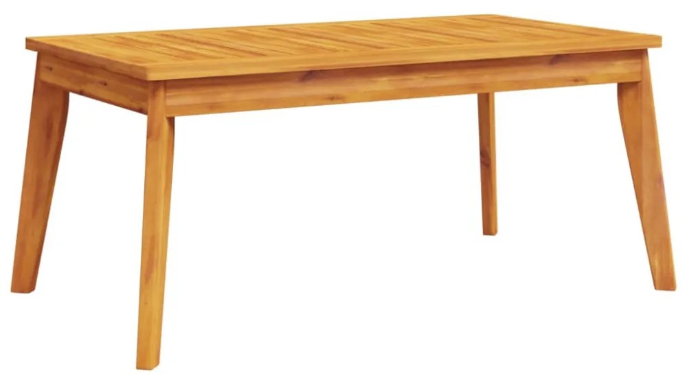 tömör akácfa kerti étkezőasztal 100 x 55 x 45 cm
