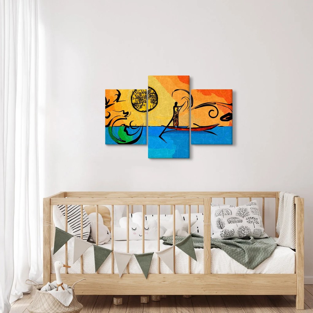 Egy ősi festmény képe (90x60 cm)