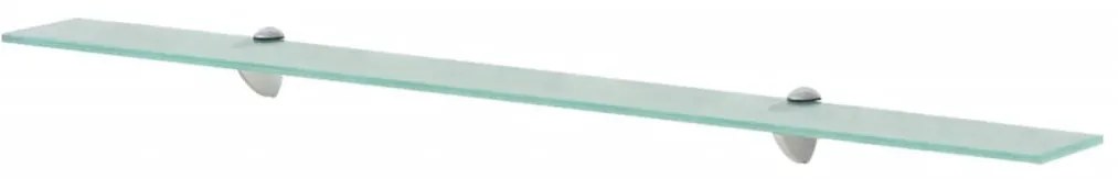 lebegő polc üveg 100x20 cm 8 mm