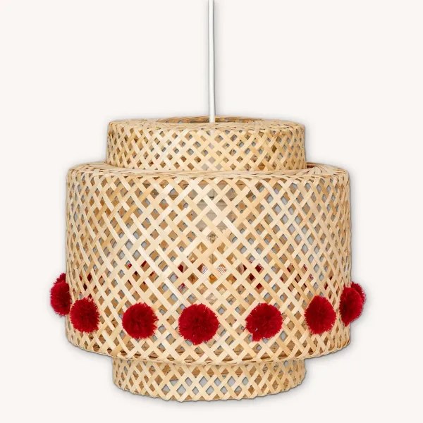 Atmosphera - Kábelen függesztett csillár LIBY 1xE27/25W/230V bambusz