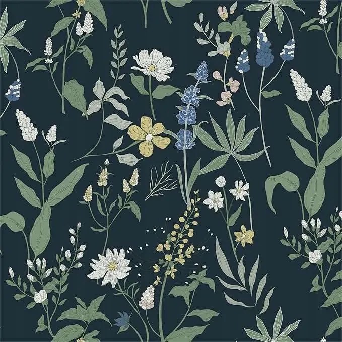 Öntapadós tapéta virágmintás vízálló 44 x 300 cm