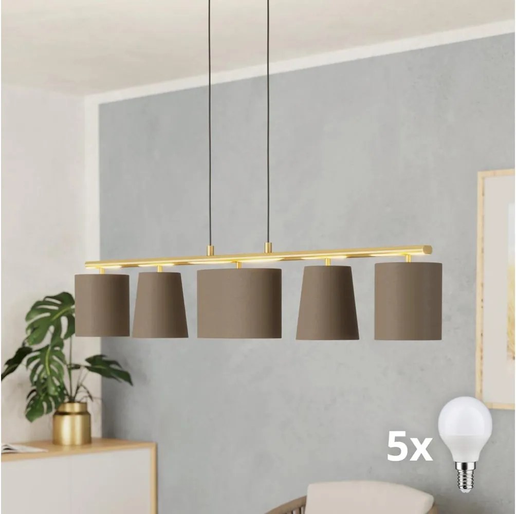 Eglo 99487 - LED csillár kábelen ALMEIDA 5xE14/40W/230V